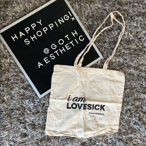 “i am lovesick” Tote Bag